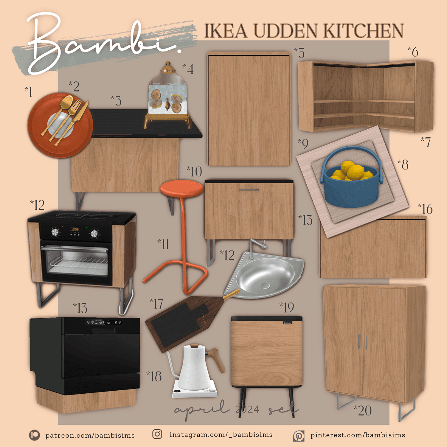 Скриншот мода Набор для кухни Modular Udden Kitchen